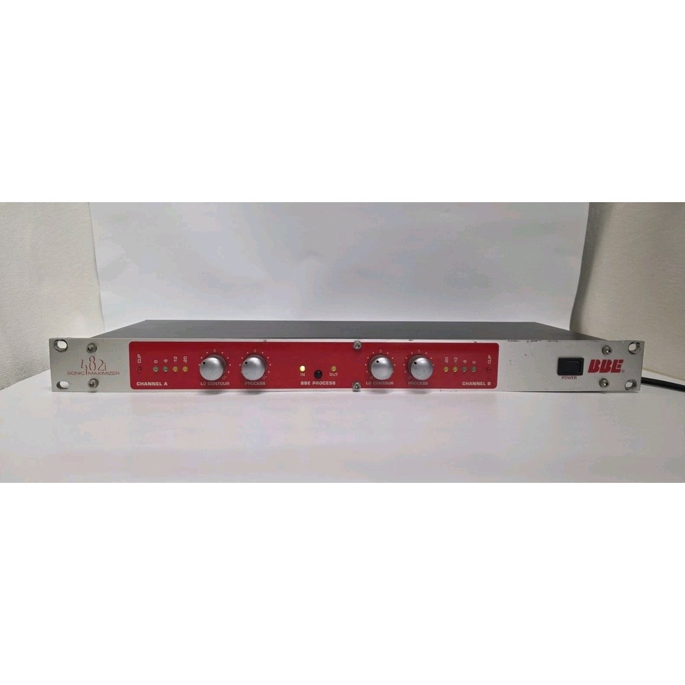 BBE 482i Sonic Maximizer Signal Sound Studio In Red TESTED WORKING